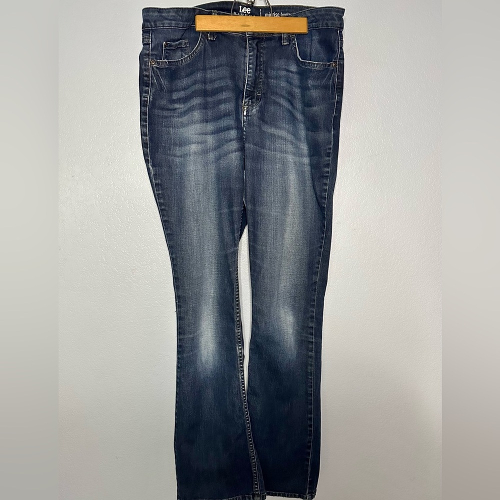 Lee Riders Midrise Bootcut Jeans Cotton Spandex